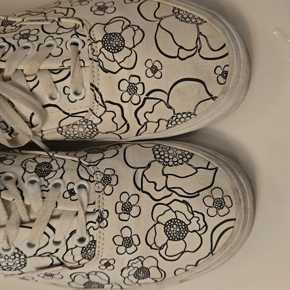 Vans Era Floral U Colour Skateboard Shoe 11.5 - Picture 3 of 11